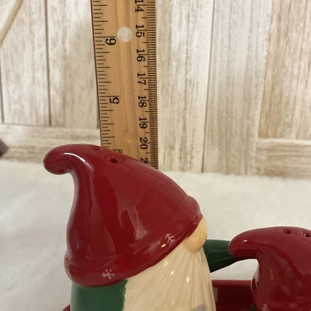 Ceramic Christmas Gnome Shakers